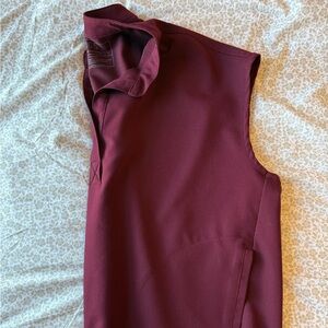 Figs Women's Top in Burgundy